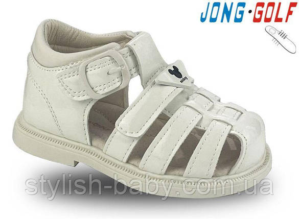 Дитяче літнє взуття гуртом. Дитячі босоніжки 2024 бренда Jong Golf для дівчаток (рр. з 22 по 27), фото 1