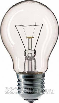 Лампа PHILIPS A55 40Вт Е27 прозора звичайна