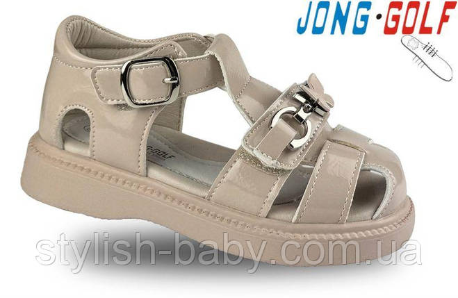 Дитяче літнє взуття гуртом. Дитячі босоніжки 2024 бренда Jong Golf для дівчаток (рр. з 26 по 31), фото 1