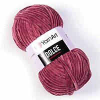 Нитки вязальные Yarn Art Dolce, color 751, темно малиновый
