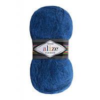 Пряжа для вязания Alize Mohair Classic. 100 г. 200 м. Цвет - синий 409