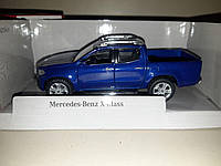Машинка іграшкова Mersedes-Benz X-Class Kinsmart інерційний 1:32 синій