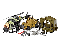 Игровой набор военной техники Combat Force C3109-23 Военная база с вертолетом и бронетранспортом