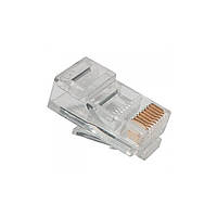 Коннектор Ritar RJ45 cat.5e UTP 8P8C PREMIUM (позолоченные контакты) 100 шт (13193)