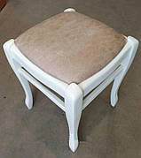 Табурет дерев'яний м'який Гармонія 33 Fusion Furniture, колір білий