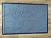 Брудозахисний придверний килим Welcome 60х90 см Сірий, фото 4