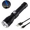 Ручний акумуляторний ліхтар BL-611-P50 ліхтарик 1500 Lumen, фото 3