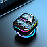 Автомобільний FM ФМ-модулятор Terra C38, Bluetooth 5.0, трансмітер, вольтметр, швидке заряджання QC3.0, фото 3