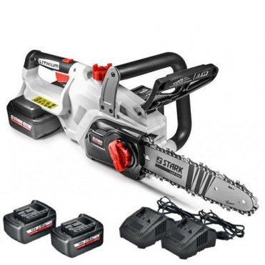 Stark BCS-3612 SET Акумуляторна ланцюгова пилка 2 акумулятори 4.0 Ач 2 зарядні пристрої