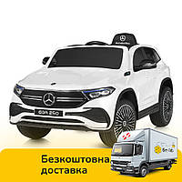 Электромобиль Mercedes Benz детский (4 мотора 25W, аккум 12V10AH, музыка, свет, 2,4G) Bambi M 5027EBLR-1 Белый