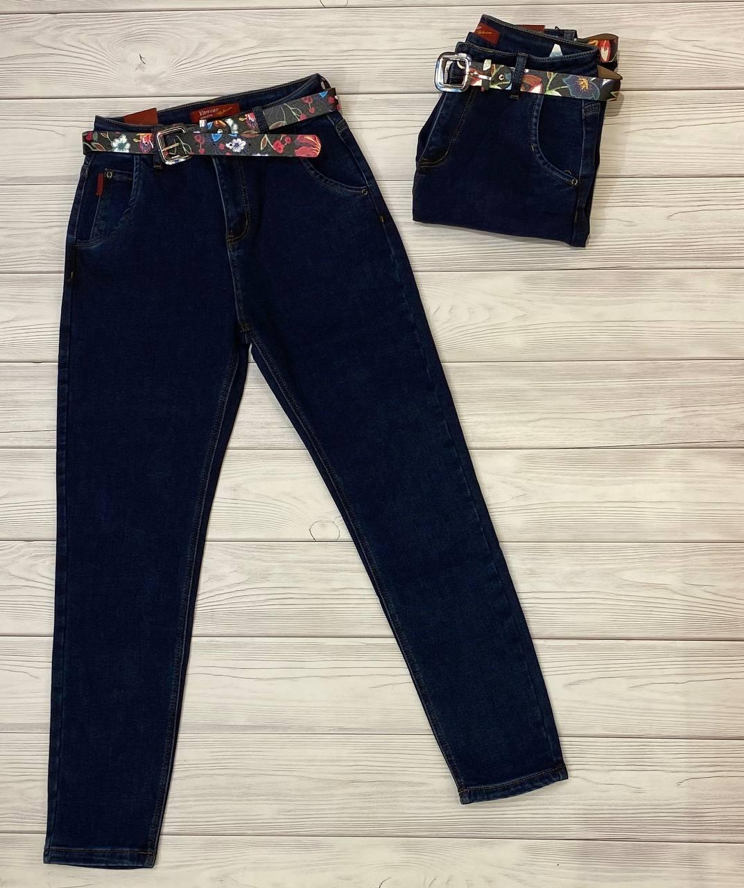 Жіночі утеплені мом джинси на флісі в 28 розмірі, фото 1