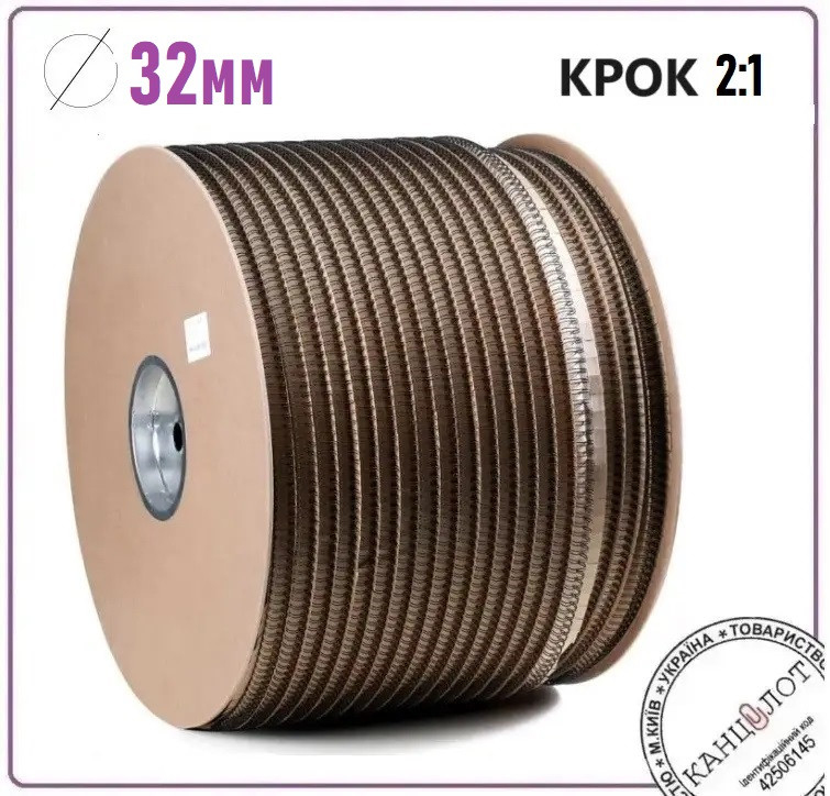 Пружина металева в бобіні 32мм, 280 арк., крок 2:1, ассорті (1132817), фото 1