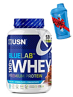 Протеин USN Whey Premium, Blue Lab 100% Protein 2 кг Шоколад