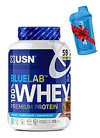 Протеин USN Whey Premium, Blue Lab 100% Protein 2 кг Шоколад-карамель