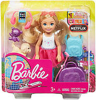 Набор Кукла Барби: Челси и набор для путешествий Barbie Travel Chelsea Doll Оригинал