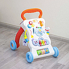 Дитячі ходунки каталка для малюка TK Group 17739 Ігрові ходунки штовхач інтерактивні з ігровою платформою, фото 3