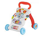 Дитячі ходунки каталка для малюка TK Group 17739 Ігрові ходунки штовхач інтерактивні з ігровою платформою, фото 4