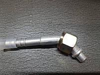 Фітинг No6 алюмінієвий coйденичний 5/8"-18UNF кут 45°, фото 3