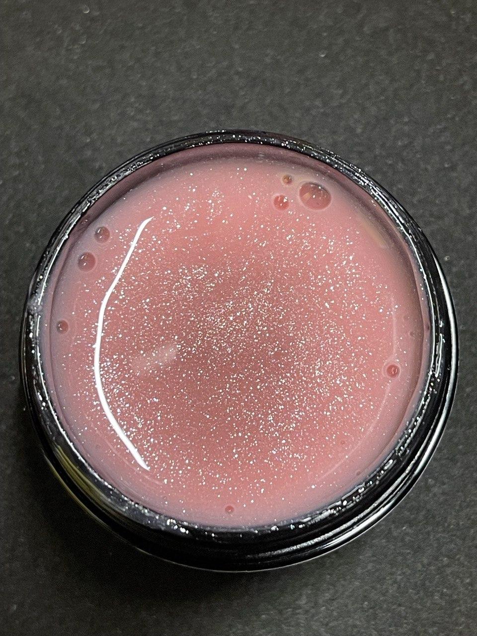 Гель для нарощування нігтів BRAVO Bouilder Gel Glamour №01 Пудрово-рожевий