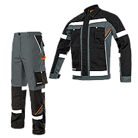 Рабочий костюм, брюки и куртка со светоотражающими элементами "Professional Ref" Польша 50