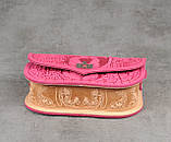 Маленька шкіряна сумочка ручної роботи, жіноча сумка через плече, шкіряна сумка ''Котики'', фото 7