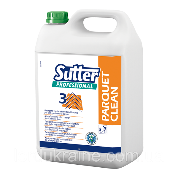 Засіб для миття паркету та інших дерев'яних поверхонь Sutter Professional PARQUET CLEAN, 5 л.