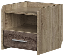 Тумба приліжкова Т-1, Дуб Сонома, Трюфель