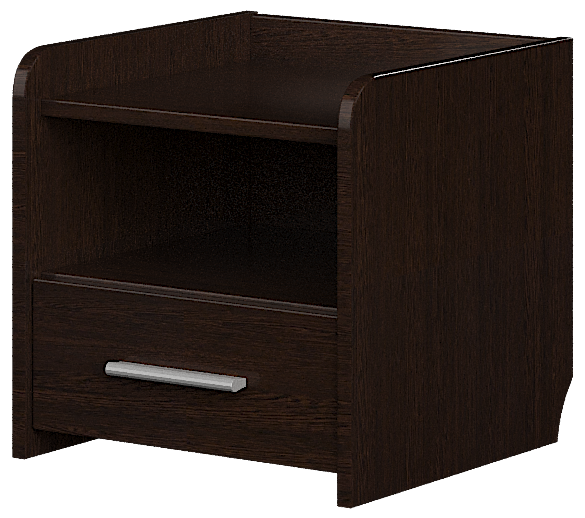 Тумба приліжкова Т-1, Венге темний, фото 1