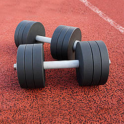 Гантелі набірні 2 по 28 кг металеві з покриттям