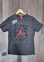 Чоловіча спортивна футболка Nike Jordan, чоловіча футболка з принтом Найк Джордан. Чоловічий одяг