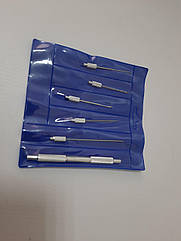 Набір короповий: 5 інструментів + МЕТАЛ РУЧКА синє паковання GZ-09