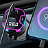 Автомобільний FM ФМ-модулятор Terra С49, Bluetooth 5.0, трансмітер, вольтметр, USB 3.1 А, Type C, фото 7