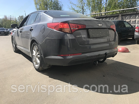 Фаркоп Kia Optima TF 2010-2015 (Кіа Оптіма) польський, без зняття бампера, фото 1