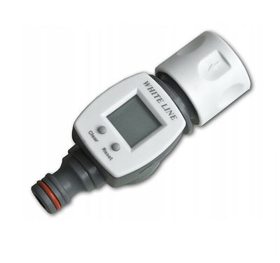 Витратомір води + швидкороз'єм + ніпель WHITE LINE, BRADAS