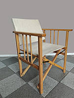 Кресло раскладное деревянное шезлонг тканевый Sedia Nord Pallavisini Италия
