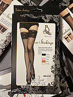 Чулки женские с широким кружевом Fashion Stockings