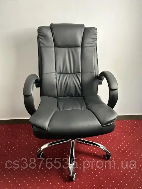 Поворотне кресло для руководителей ортопедические, черное кресло для ноутбука, компьютерный стул для ноутбука - фото 7 - id-p2081522442