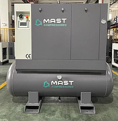 Гвинтовий компресор Mast LZN-10 COMBO inverter (Осушувач + ресивер 500 л)