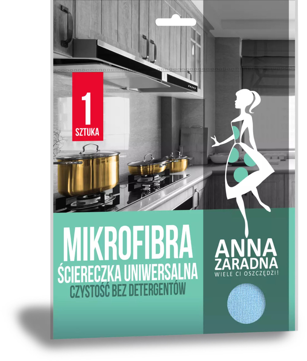 Серветка з мікрофібри універсальна Anna Zaradna 1шт, фото 1