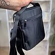 Чоловіча текстильна сумка барсетка через плече зручна Rich man 24*20*7, фото 7