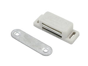 Меблевий магніт клямки Білий