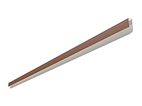 Планка п-образная для кровли SIMBUD оцинкованная сталь мат 2000х18 мм 0,45 мм RAL8004