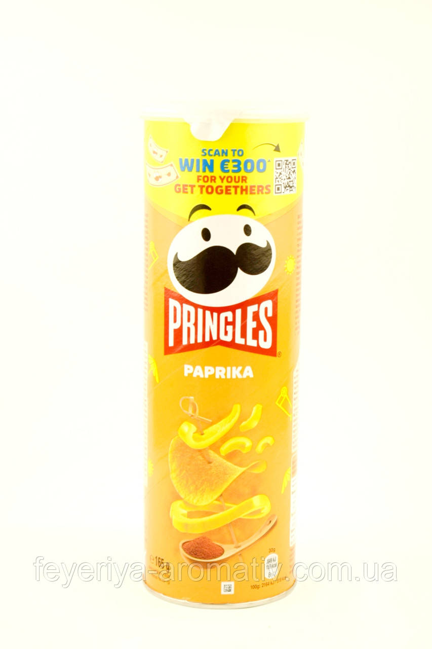 Чипсы Pringles Paprika, 165гр (Великобритания) - фото 1 - id-p1212758051