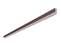 Планка п-образная для кровли SIMBUD оцинкованная сталь глянец 2000х18 мм 0,45 мм RAL3005