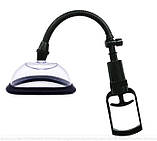 Вакуумна помпа для вагіни StrongPussy 130мм з механічним насосом, фото 2