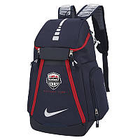 Синий баскетбольный рюкзак Nike USA Basketball Elite с воздушными подушками спортивный