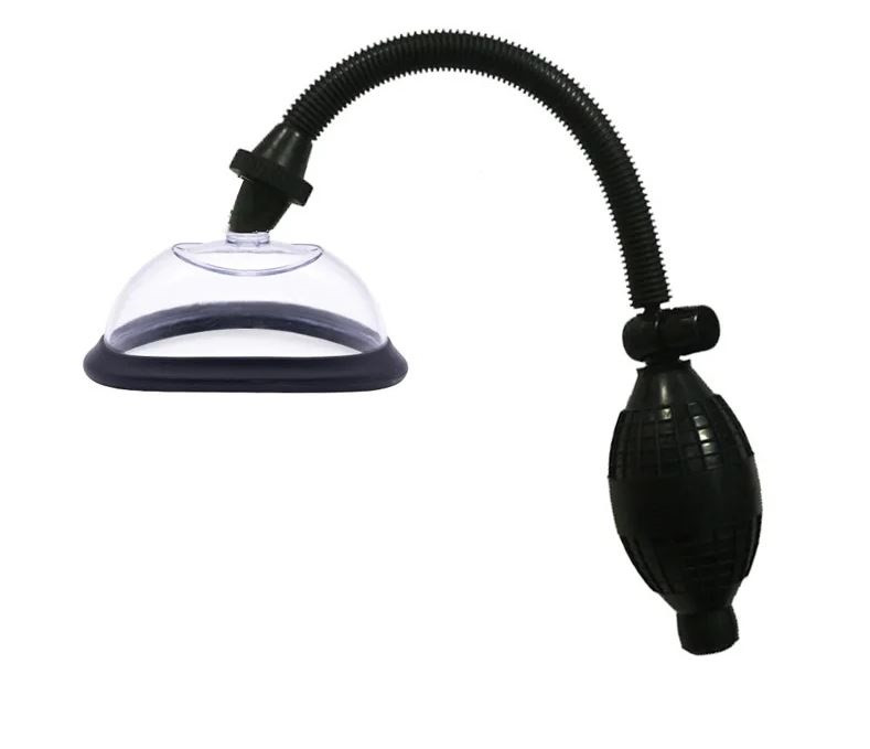 Вакуумна помпа для вагіни StrongPussy 130мм з насосом грушею, фото 1