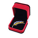 Подарунковий набір хустка і брошка колосок, фото 8