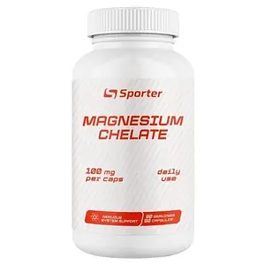 Хелат магнію Sporter Magnesium Chelate 100 мг 90 капс.