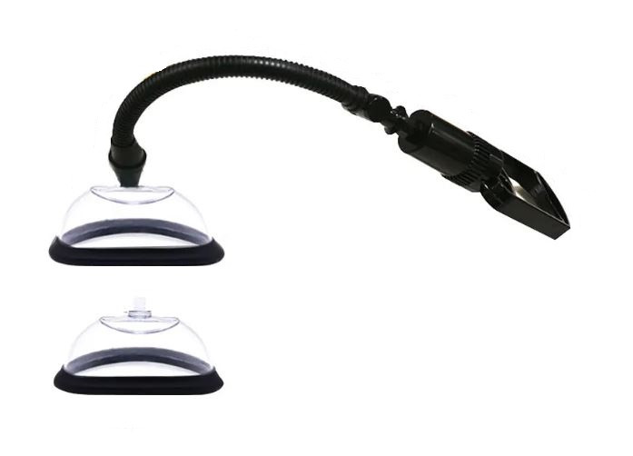 Вакуумна помпа для вагіни StrongPussy з двома чашами 110-130мм з механічним насосом, фото 1